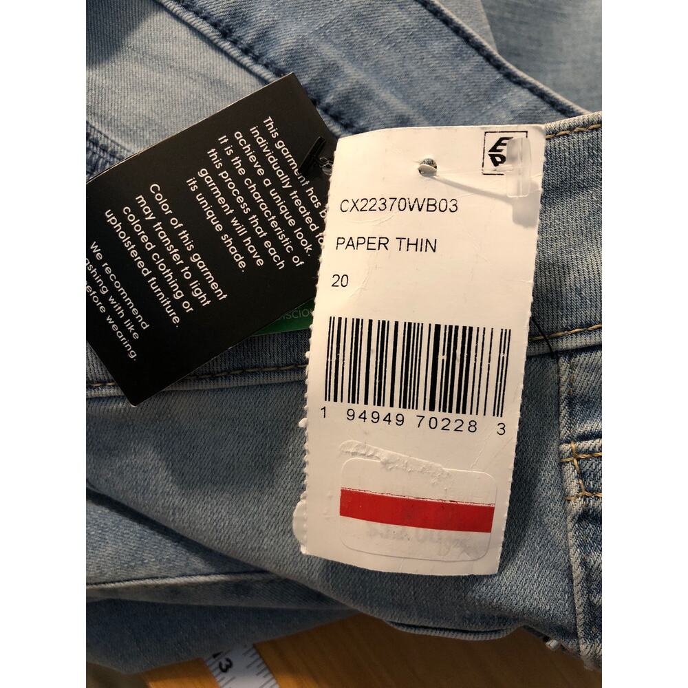 RE Generation High Rise Jeans Curvy Conscious Women's Size 20 NEW - Picture 8 of 8